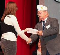 people at senior scholarship and awards night