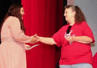 people at senior scholarship and awards night