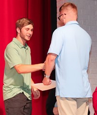 people at senior scholarship and awards night