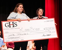 people at senior scholarship and awards night