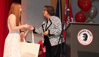 people at senior scholarship and awards night