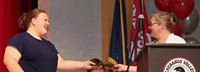 people at senior scholarship and awards night