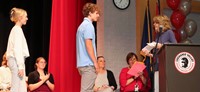 people at senior scholarship and awards night