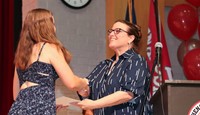 people at senior scholarship and awards night