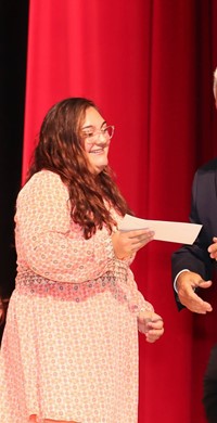 people at senior scholarship and awards night