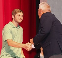 people at senior scholarship and awards night