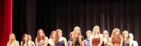 people at senior scholarship and awards night