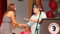 people at senior scholarship and awards night