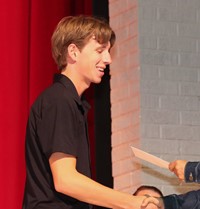 people at senior scholarship and awards night