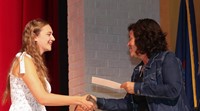 people at senior scholarship and awards night