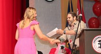 people at senior scholarship and awards night
